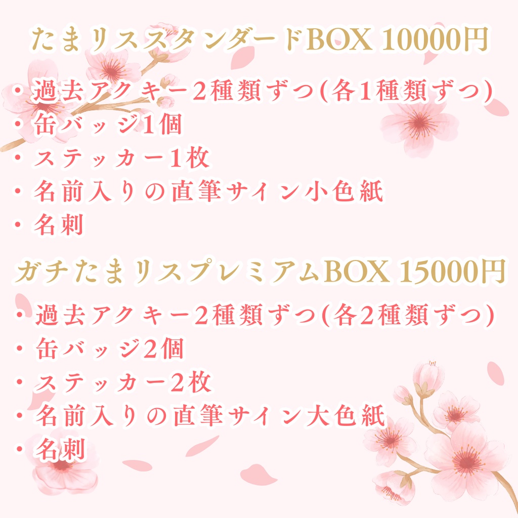 こげたま春のおすすめBOX