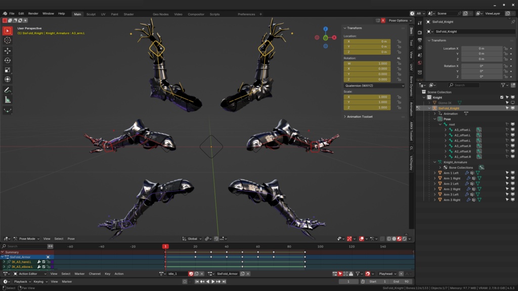 Six Fold Curses - Knight (騎士)