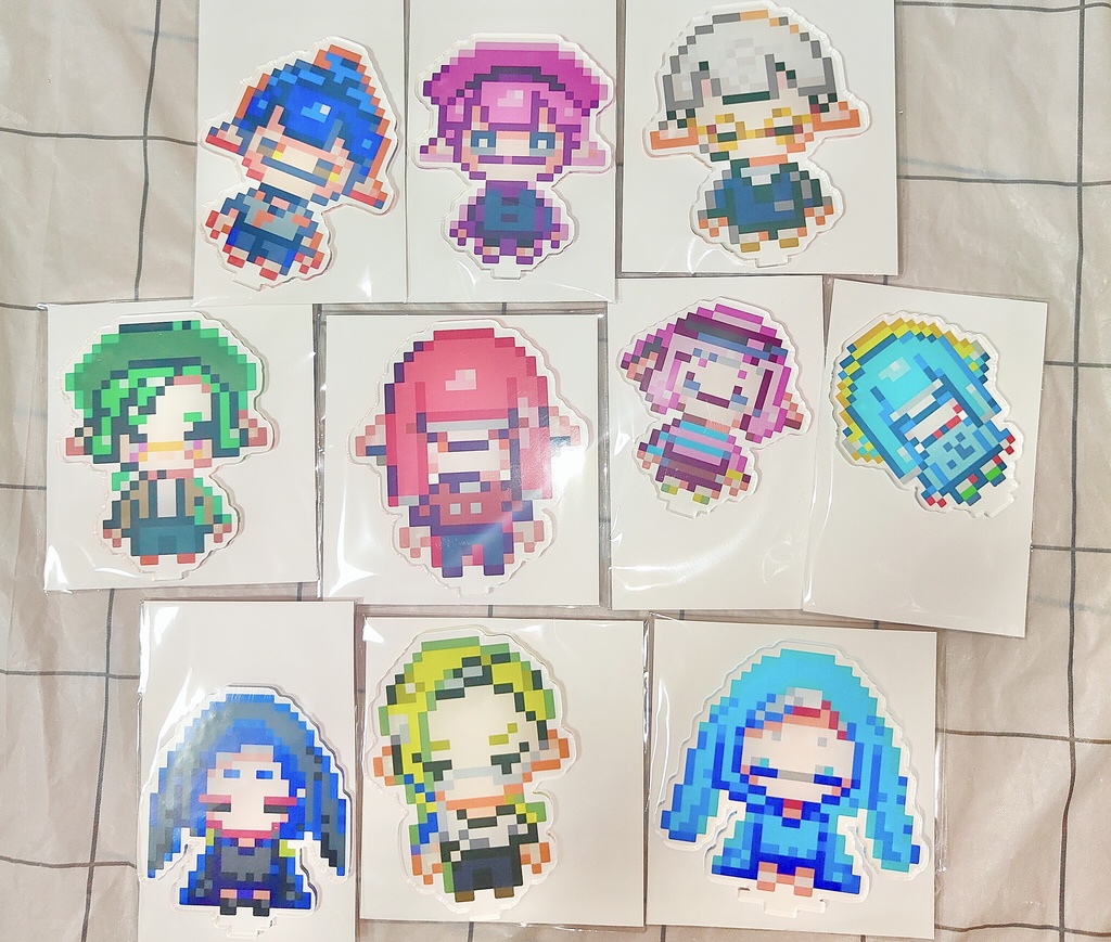 ドット立ち絵アクリルスタンド