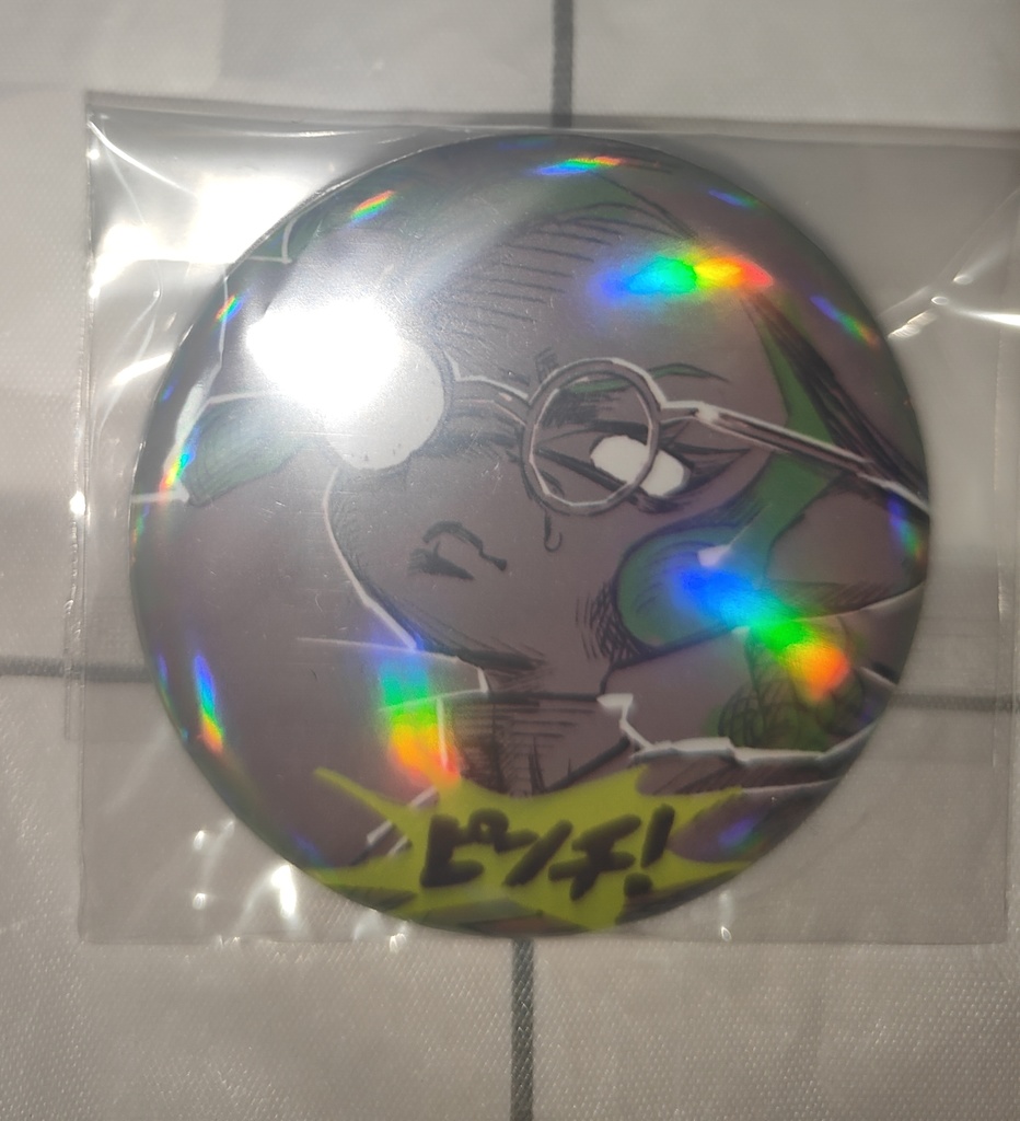 ピンチ!?オーロラ缶バッジ