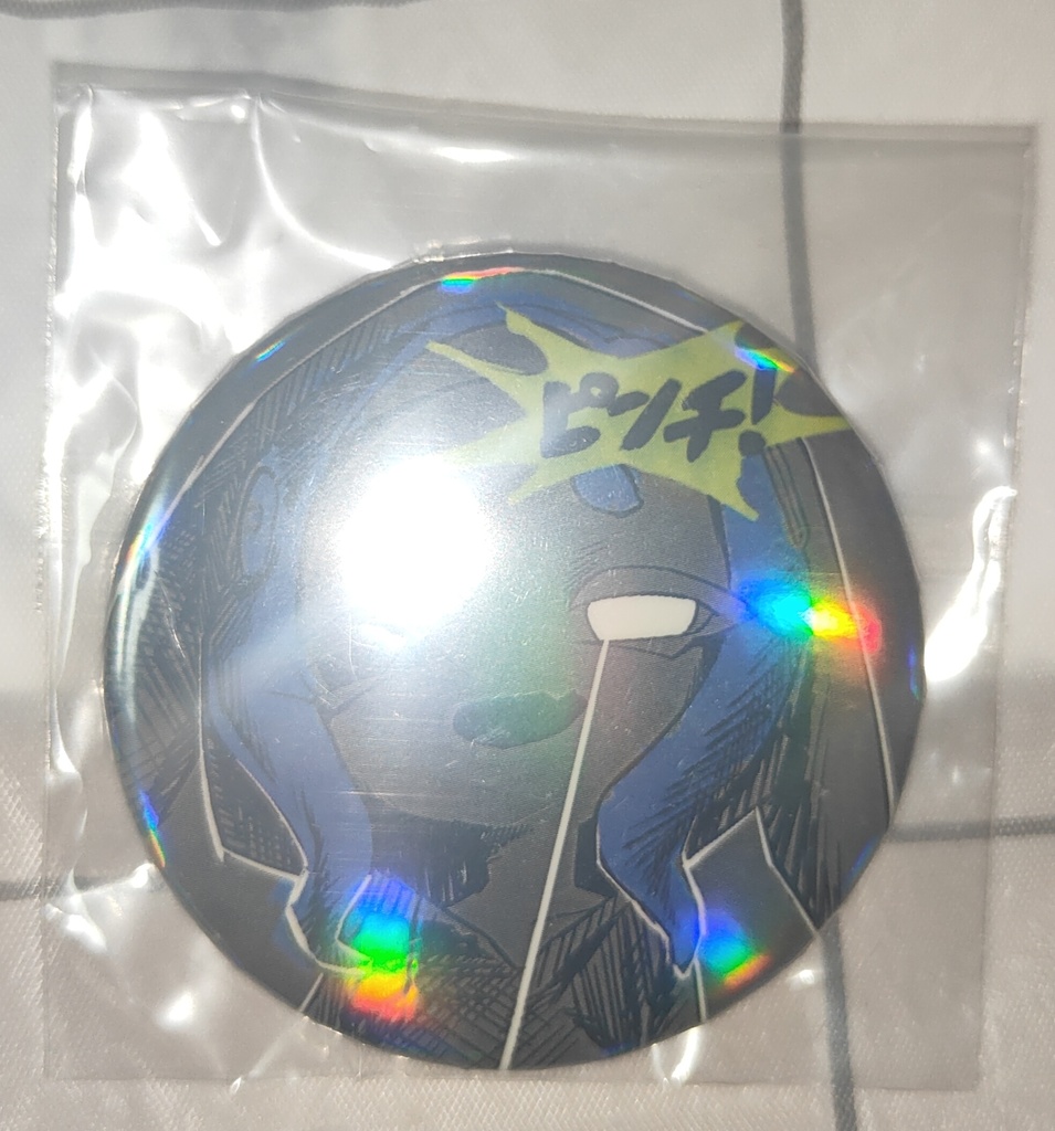 ピンチ!?オーロラ缶バッジ