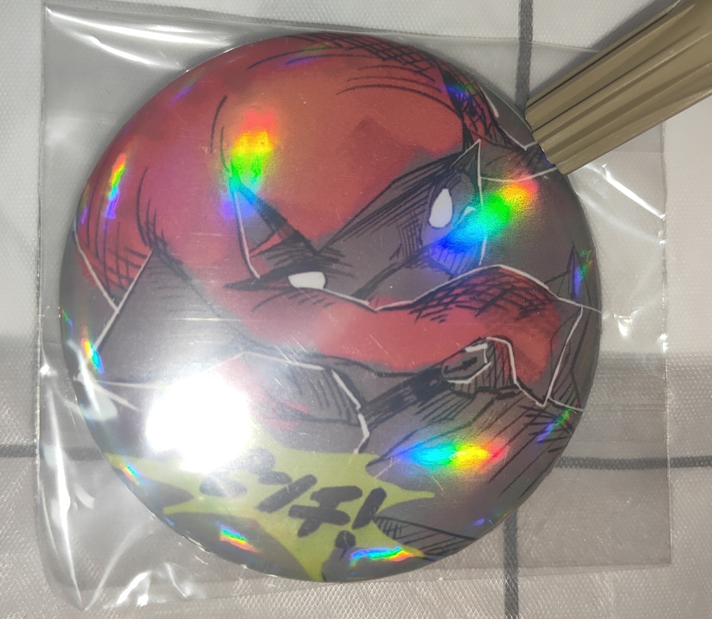 ピンチ!?オーロラ缶バッジ