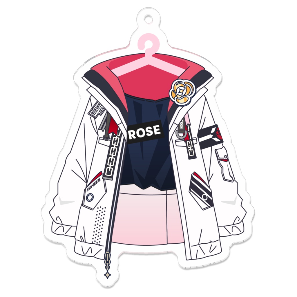  輝マレカ服アクキー