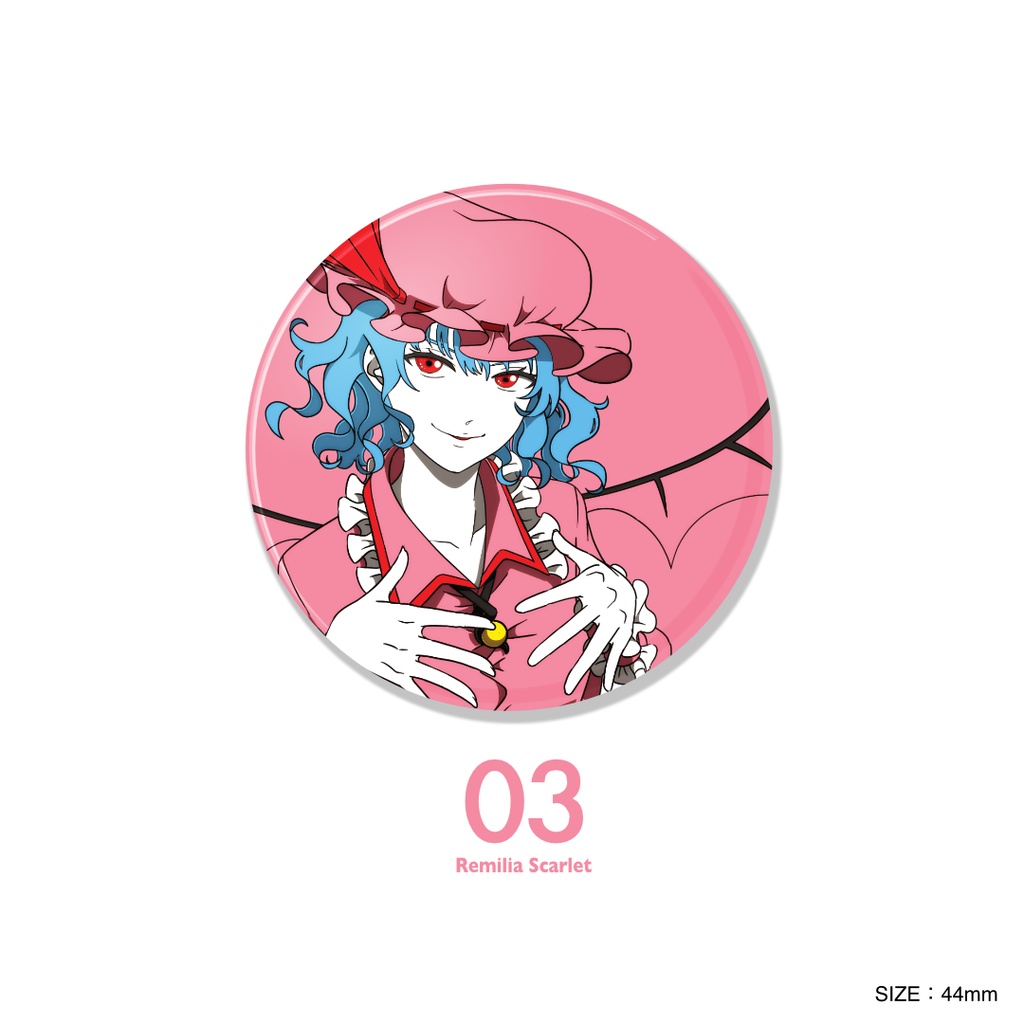 東方Project 缶バッジ / TeK Studio 01-06 / saika