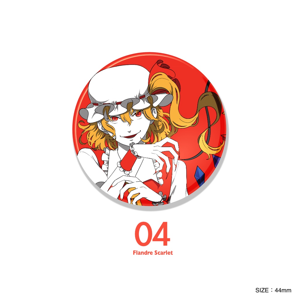 東方Project 缶バッジ / TeK Studio 01-06 / saika