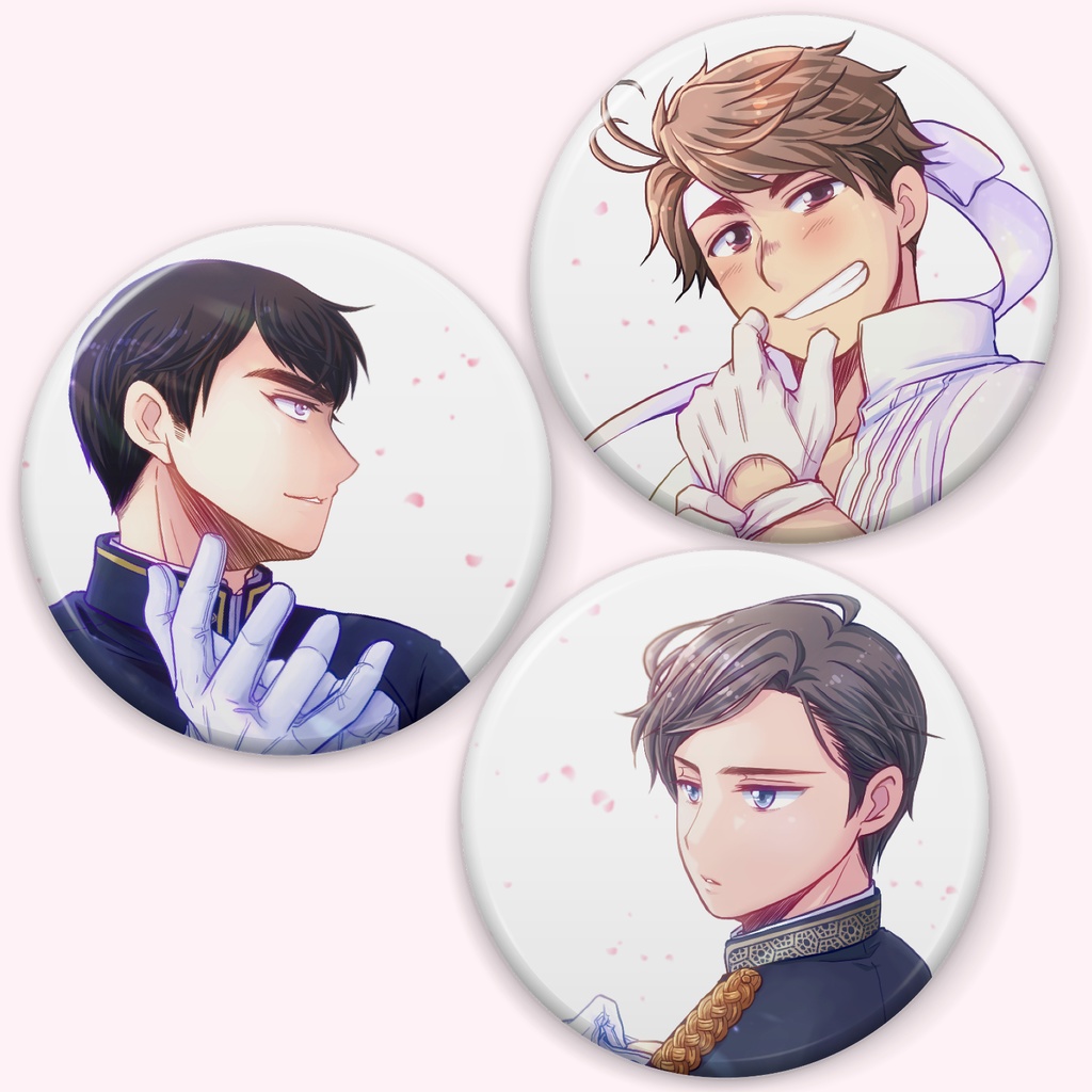 【58ｍｍ缶バッジ】３種類