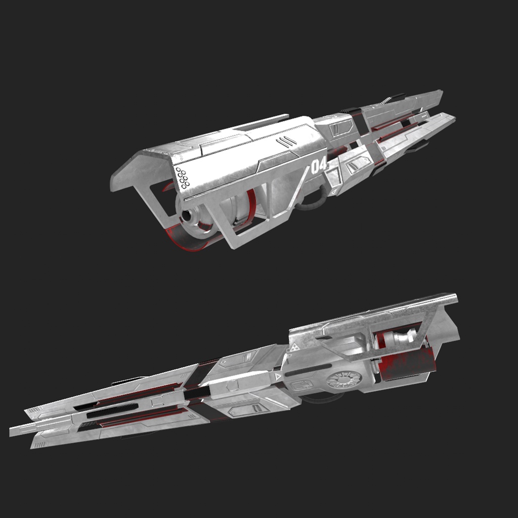 SF兵器 キャノン砲 レーザー砲 スタンバイアニメーションを所有 Laser Cannon