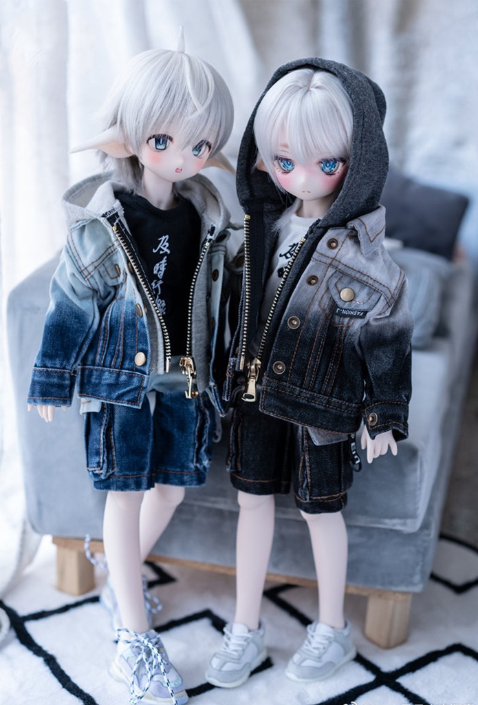 BJD ドール用衣装 ドール服 白シャツ msd yosdサイズ球体関節人形用