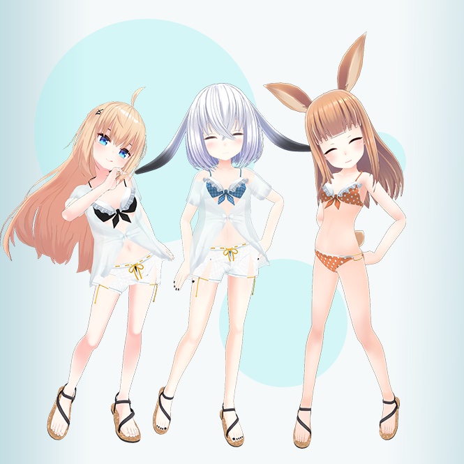 水着&カーディガンセット【13アバター対応】