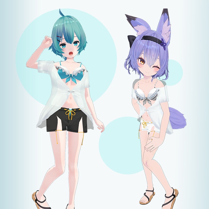 水着&カーディガンセット【13アバター対応】