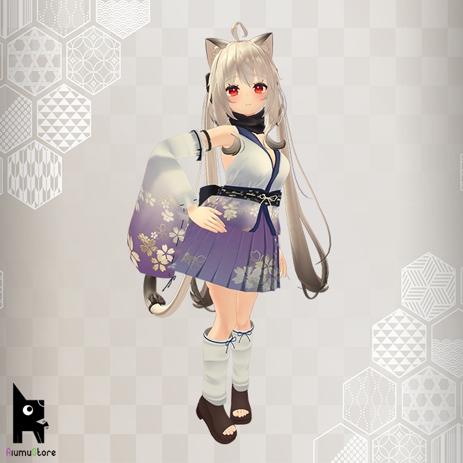 くノ一風和装【12アバター対応】