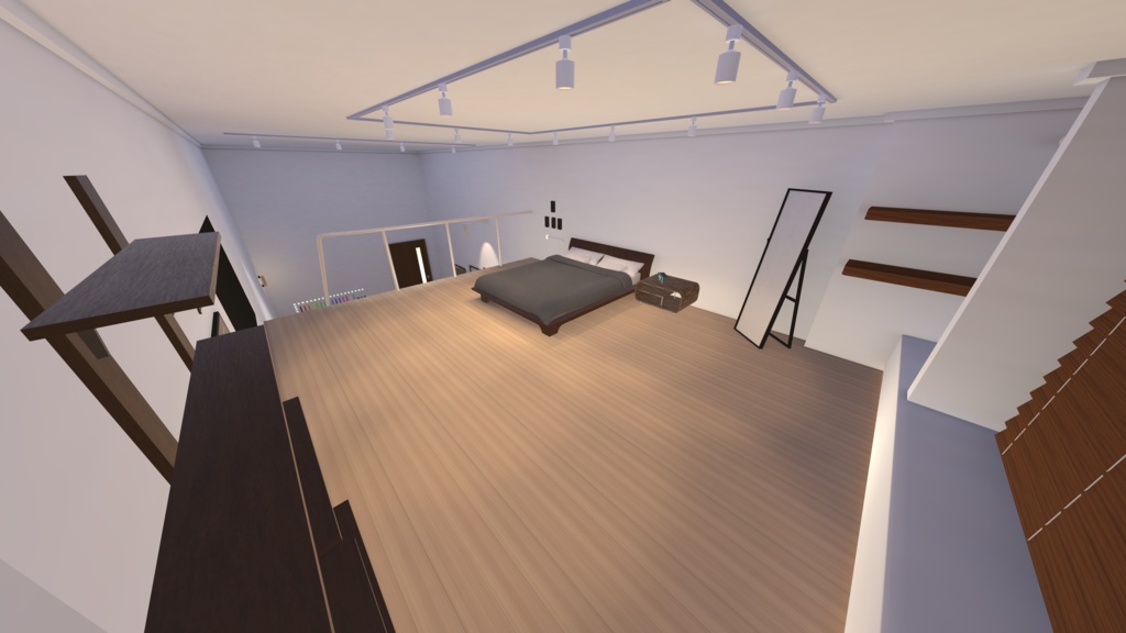 【VRCワールド想定】SimpleRoom-One