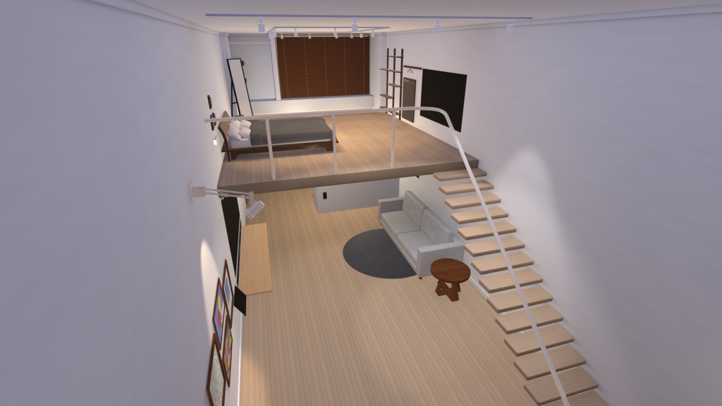 【VRCワールド想定】SimpleRoom-One