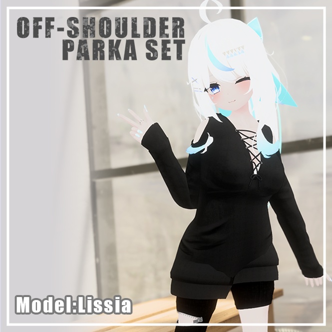 【舞夜専用】OFF-SHOULDER PARKA SET