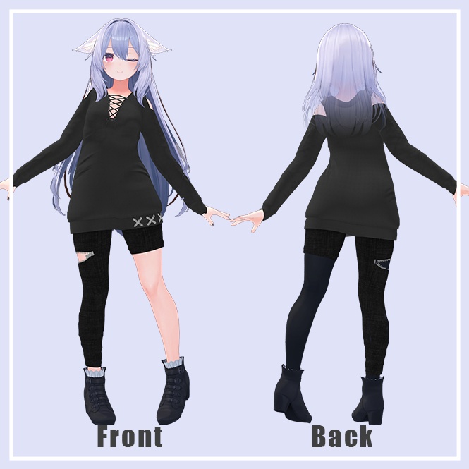 【桔梗専用】OFF-SHOULDER PARKA SET