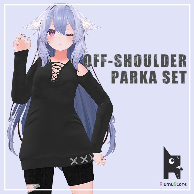 【桔梗専用】OFF-SHOULDER PARKA SET