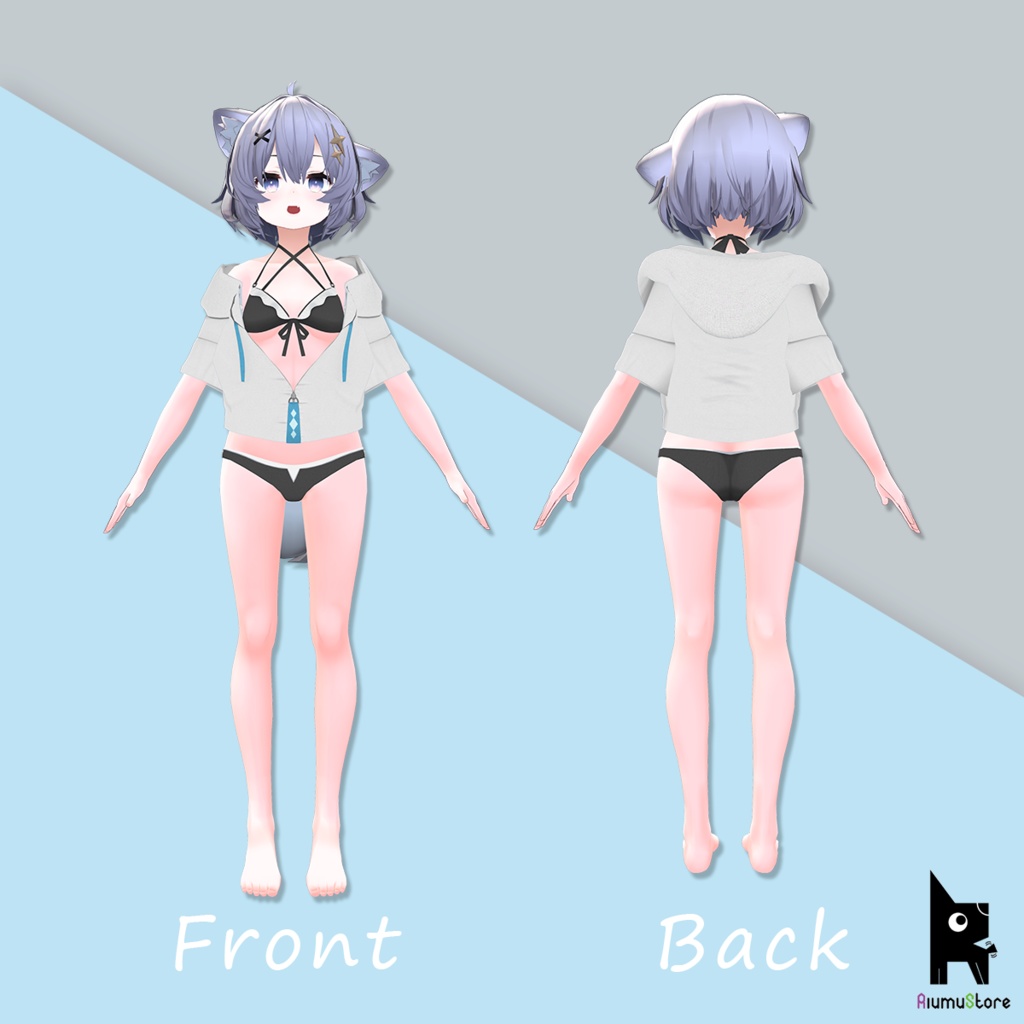 【アッシュ(セフィラ共通)こまどアバター】PARKA BIKINI