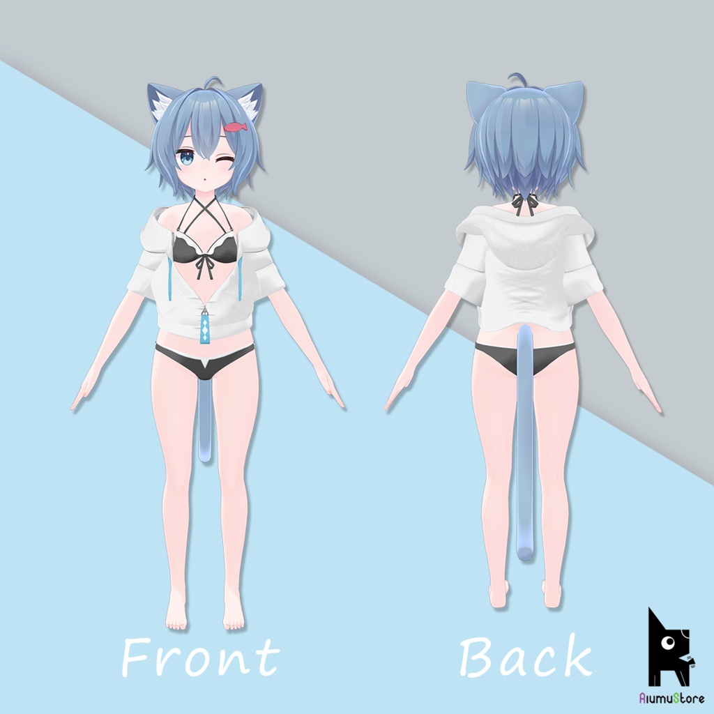 【アッシュ(セフィラ共通)こまどアバター】PARKA BIKINI