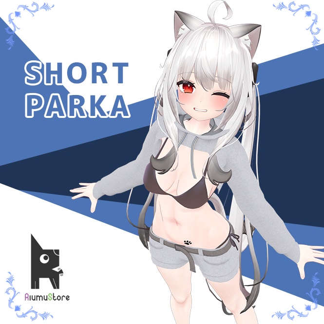 【舞夜対応】SHORT PARKA