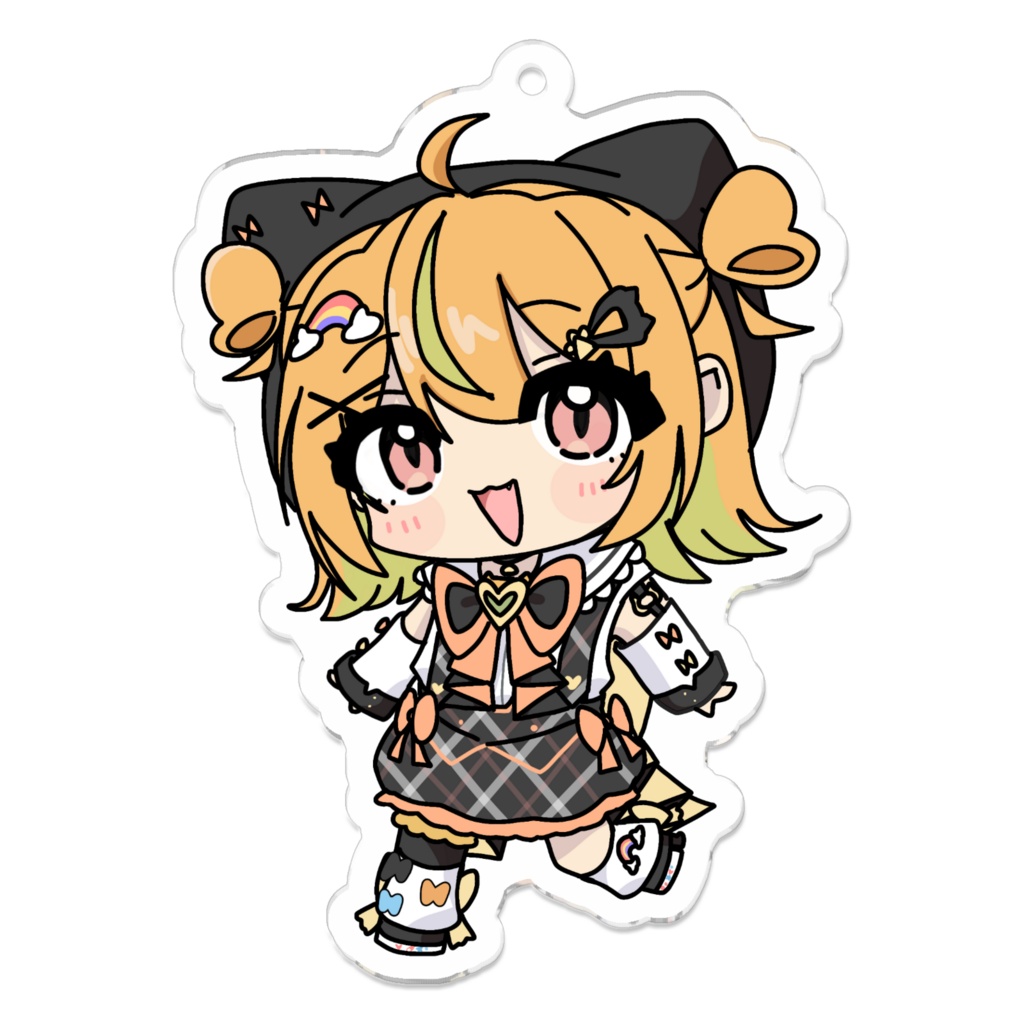 【常設】にじわらべけ　アクリルキーホルダー