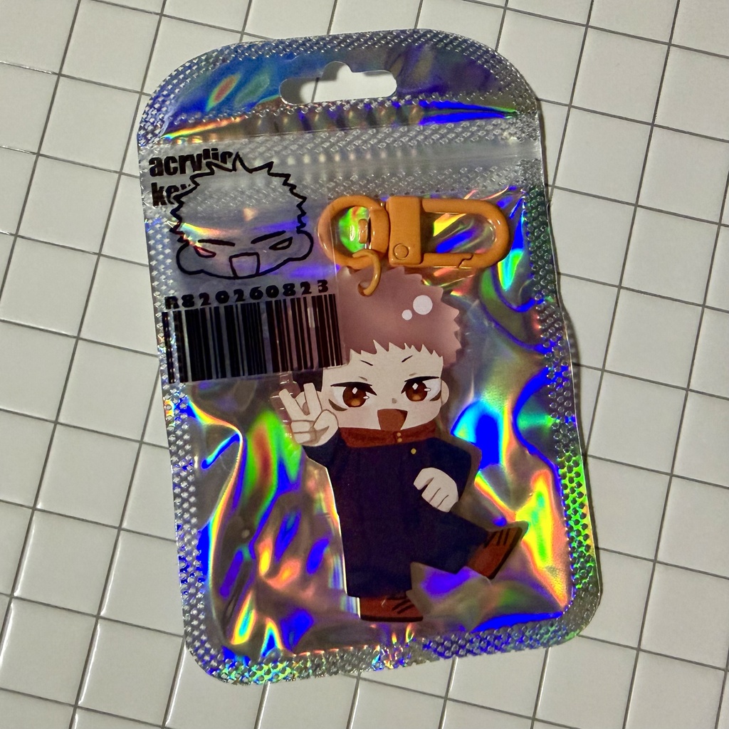 フチなしアクリルキーホルダー