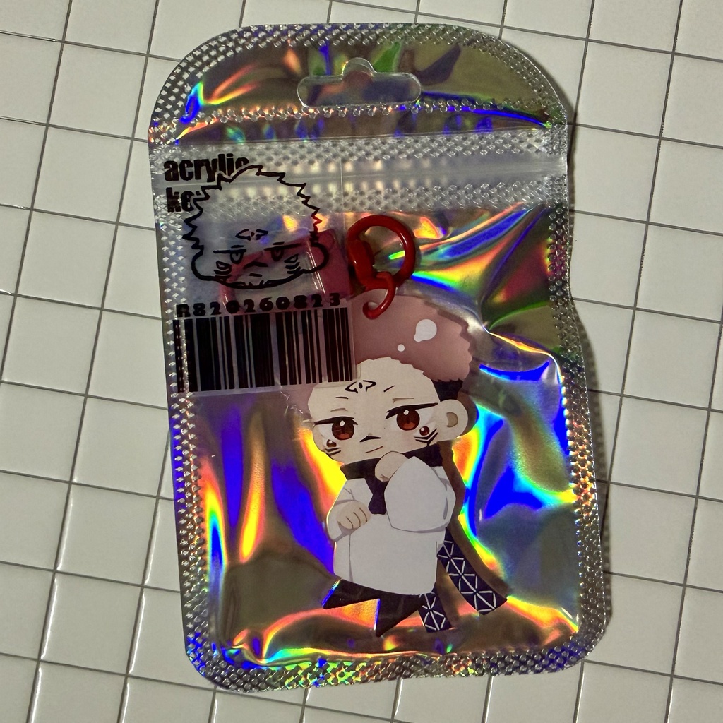フチなしアクリルキーホルダー