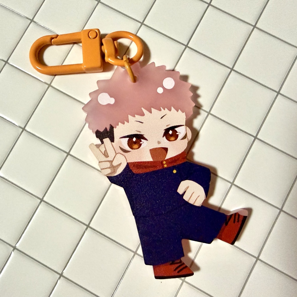 フチなしアクリルキーホルダー