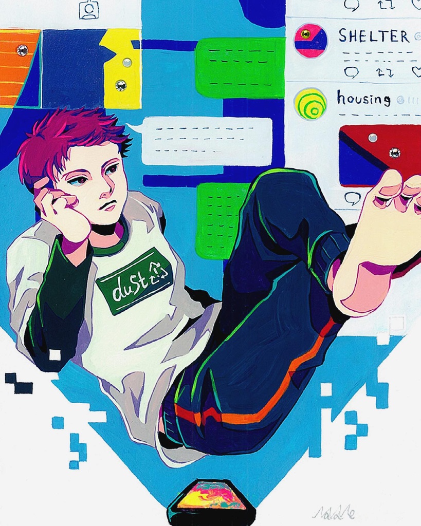 「衣食住」ポストカード