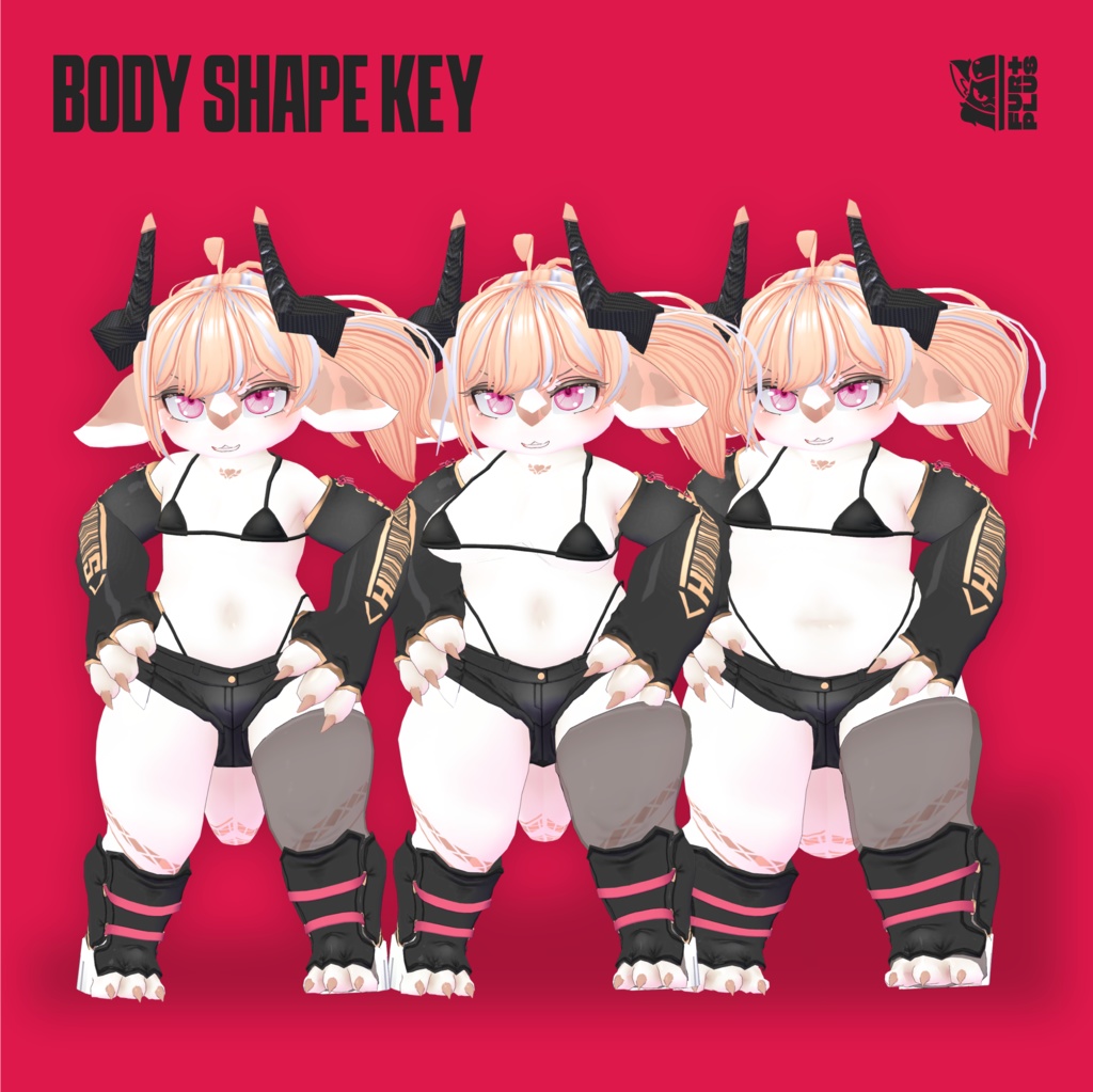 オリジナル 3D モデル「ショビ(Syobi)」