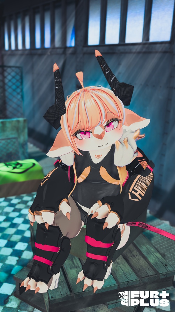 オリジナル 3D モデル「ショビ(Syobi)」