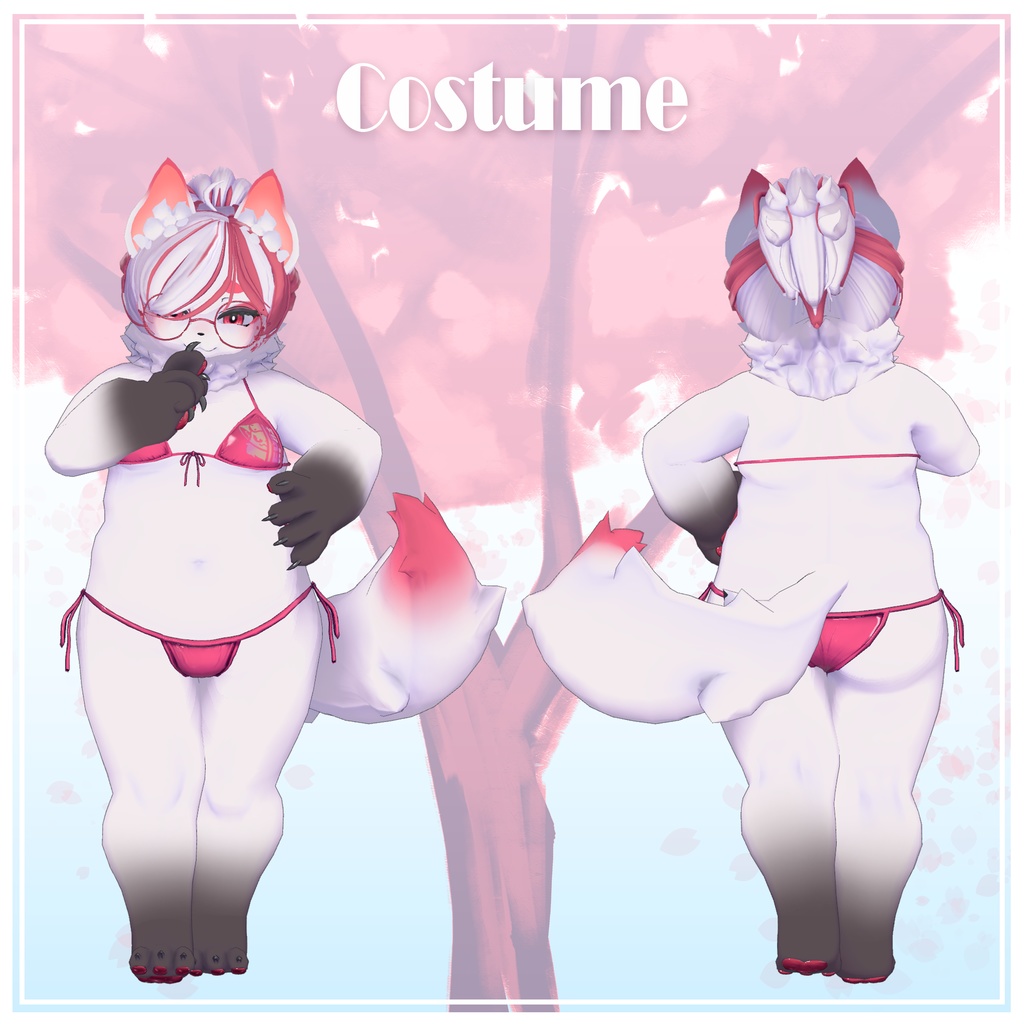 オリジナル 3D モデル「Haru」