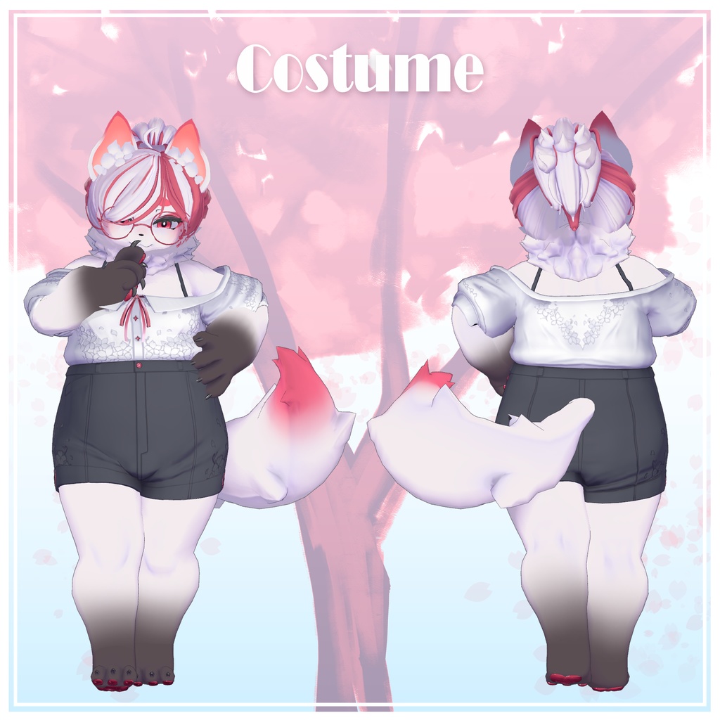 オリジナル 3D モデル「Haru」