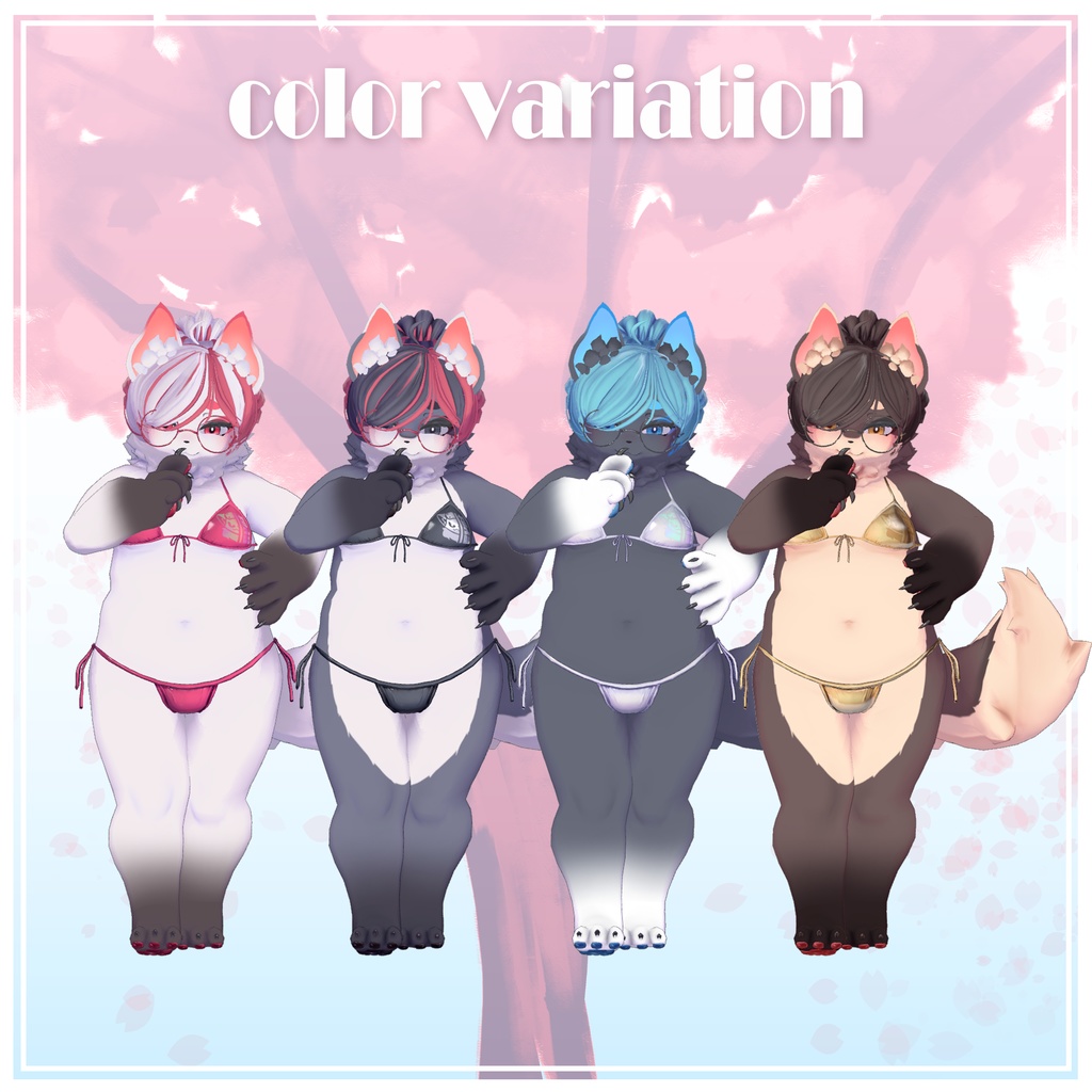 オリジナル 3D モデル「Haru」