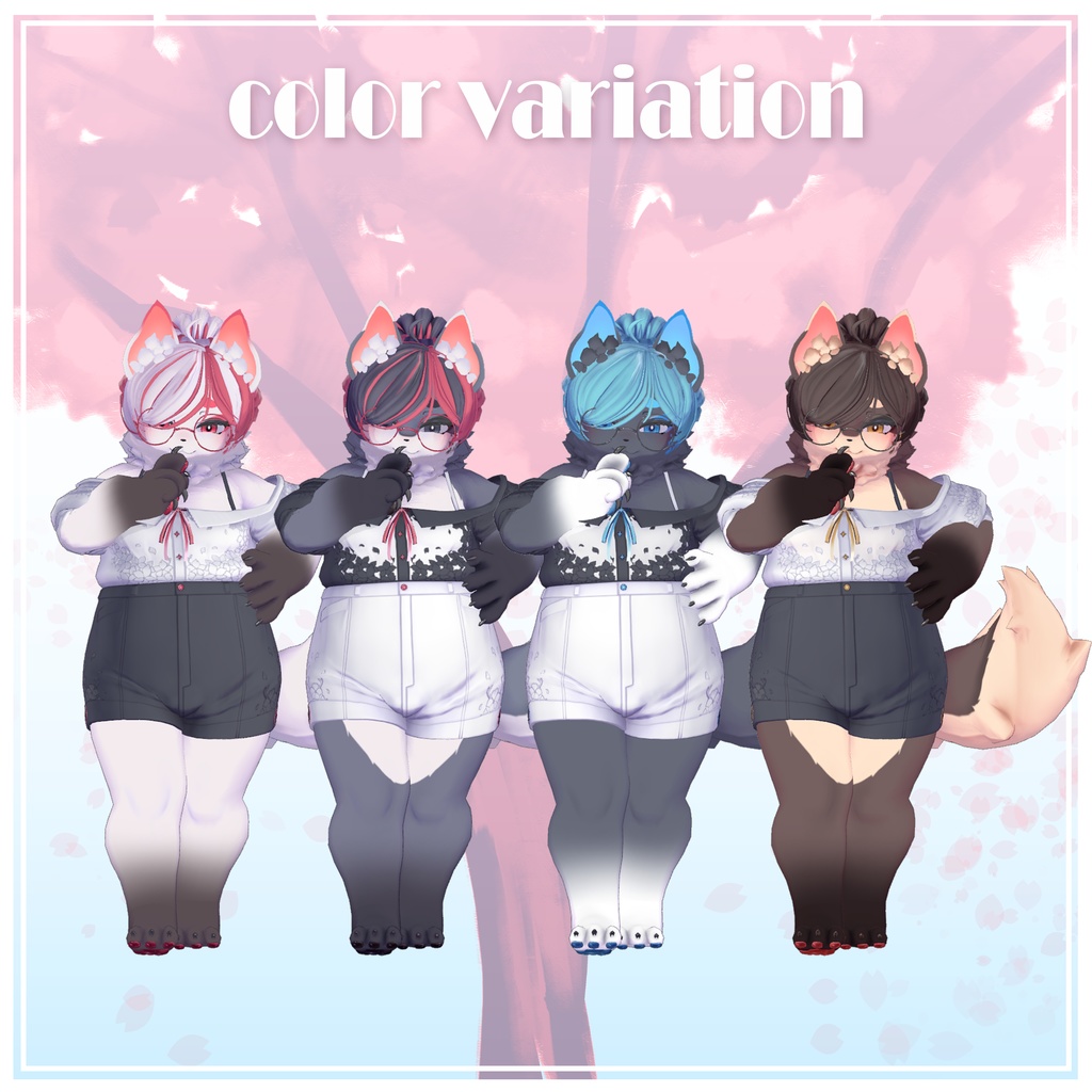 オリジナル 3D モデル「Haru」