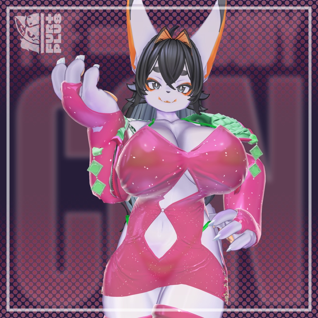 [Yue,Chalo,Alumy,YUZUNA 対応]FUR+PLUS Bodycon Dress