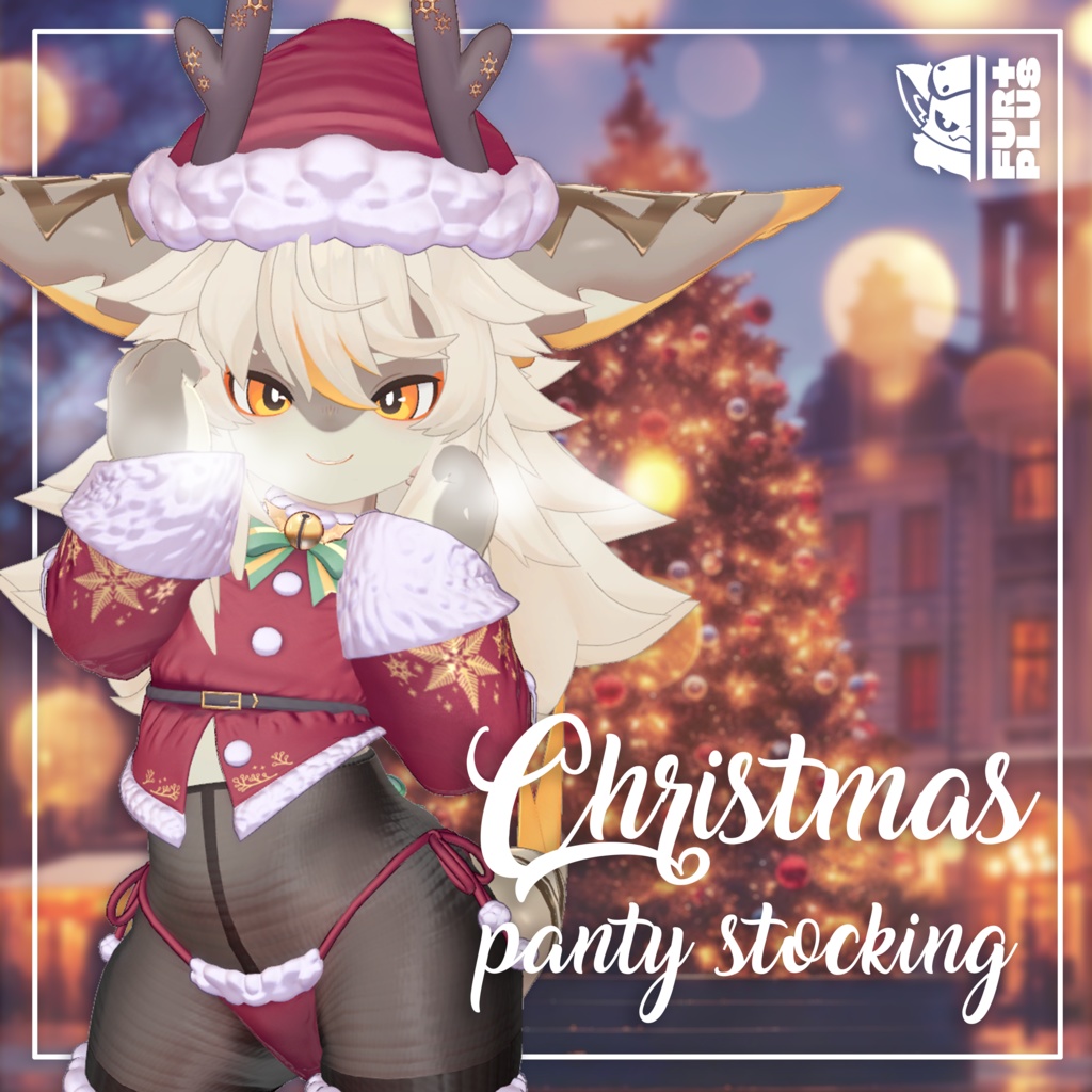 [Yue,Chalo 対応] FUR+PLUS Christmas panty stocking