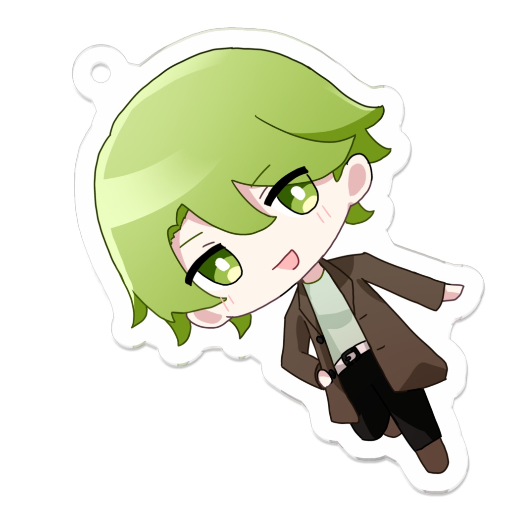 アクリルキーホルダー:クロキ