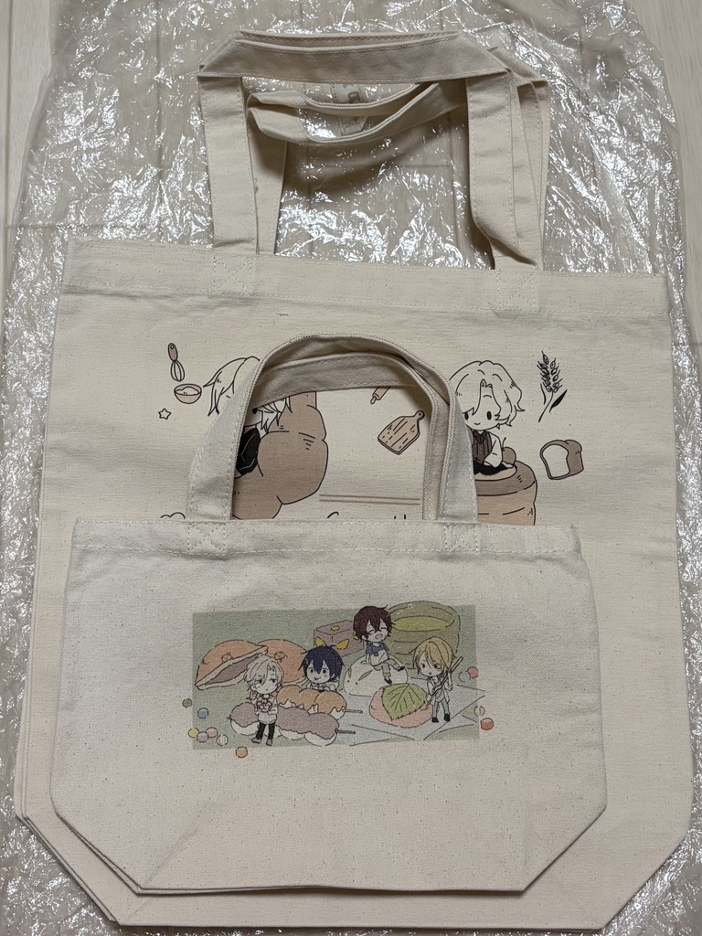 トートバッグ(大、小サイズ)