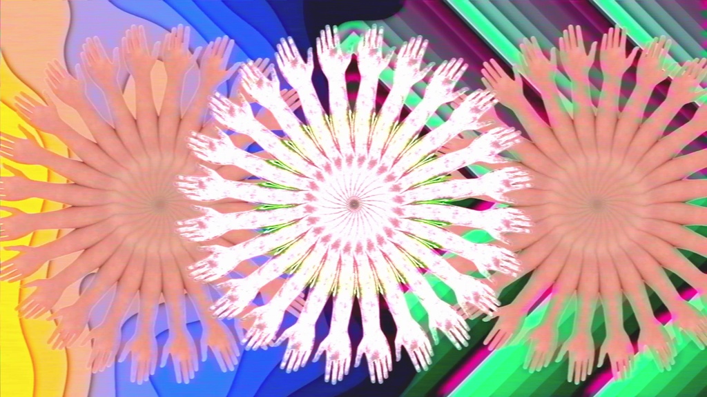 Glitched Hand -  Free VJ Loop 002