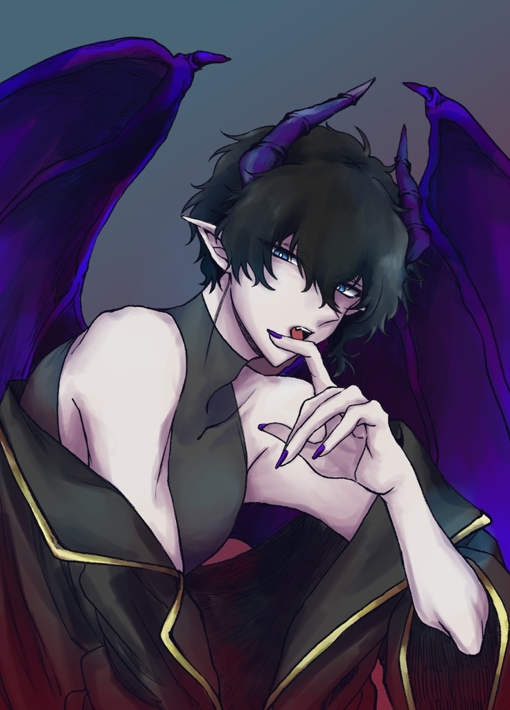 トレカ風イラストカード(清羅・潔・凛)