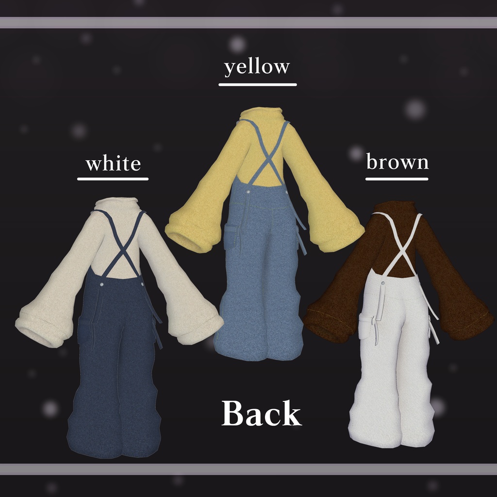 【かにに対応】オーバーオール