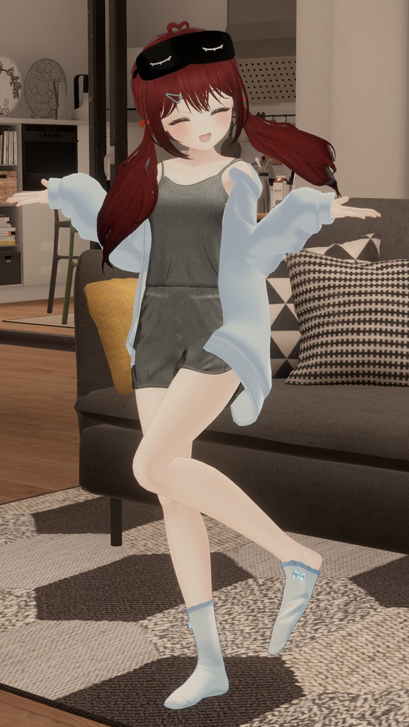 【18アバター対応】V睡パジャマ【改変1年生】