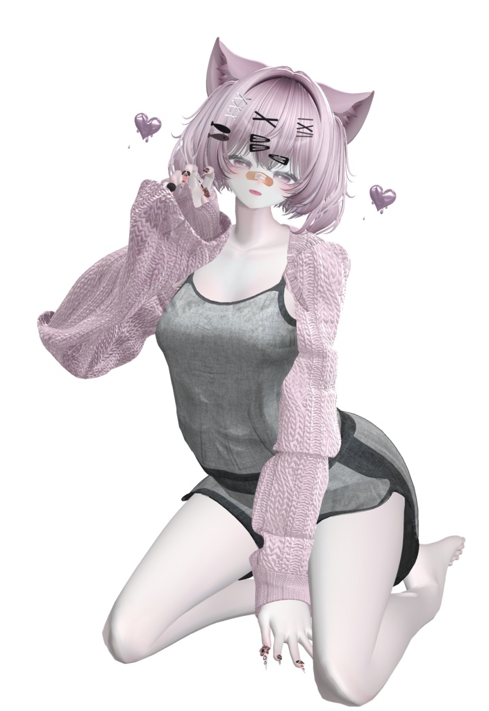 【18アバター対応】V睡パジャマ【改変1年生】