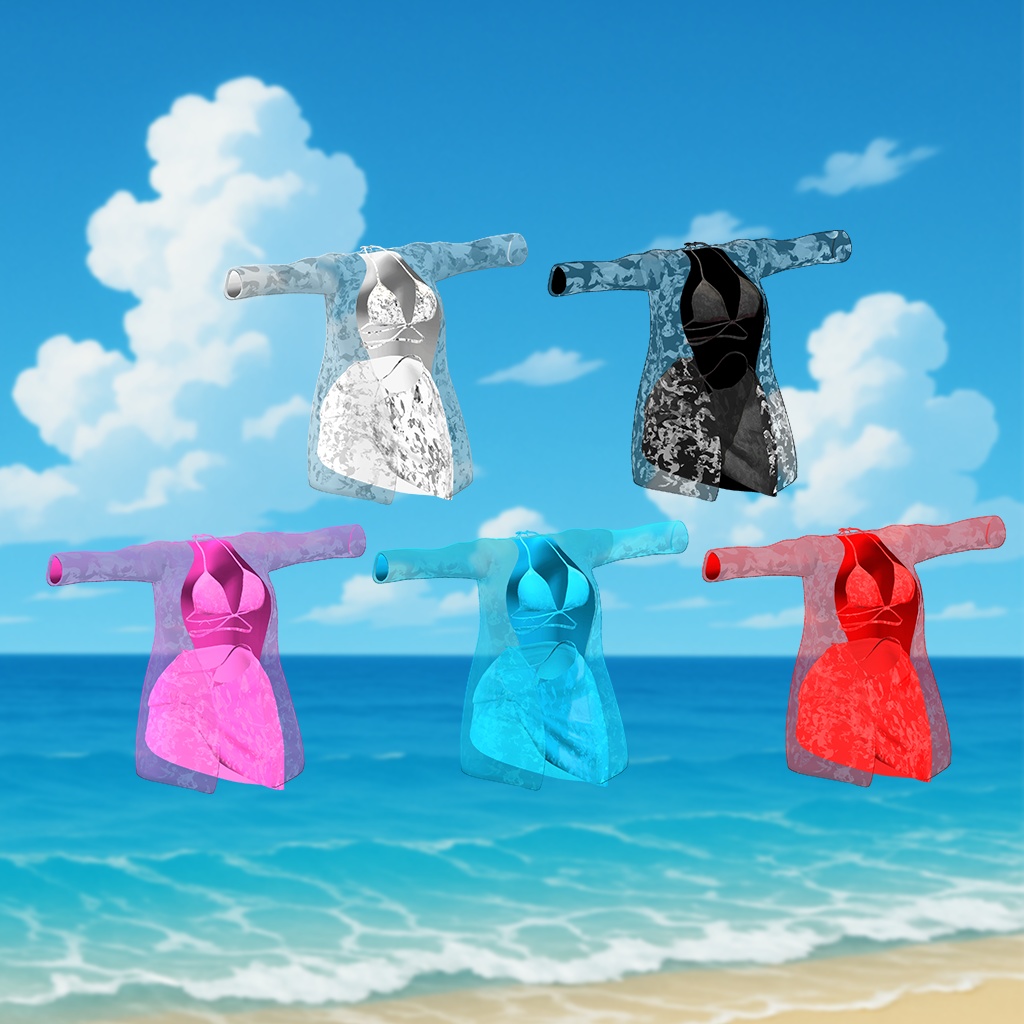 【18アバター対応】Wave a Way【改変1年生】