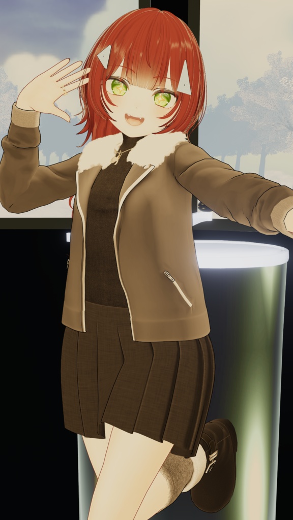 【18アバター対応】いなふわジャケット【改変1年生】