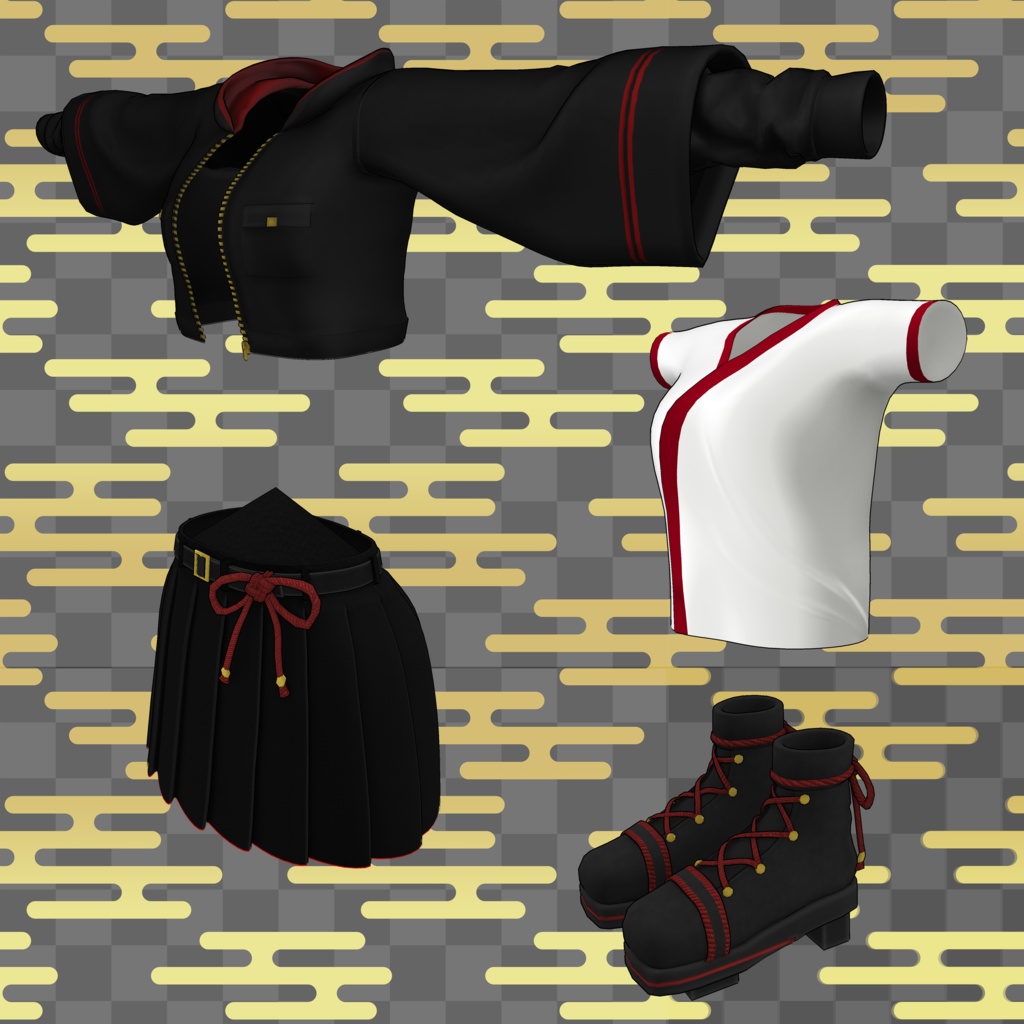 【18アバター対応】影緋【改変1年生】