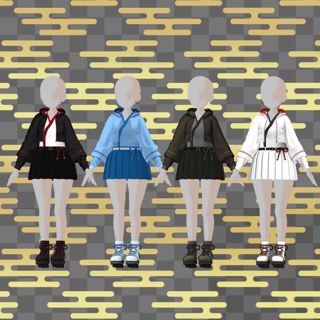 【18アバター対応】影緋【改変1年生】