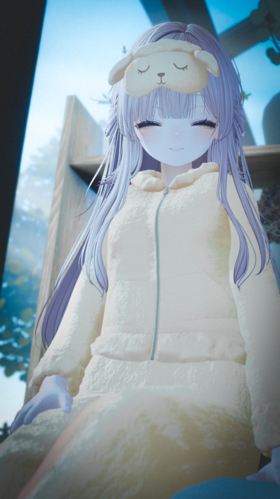 【18アバター対応】ひつじのおやすみパジャマ【改変1年生】