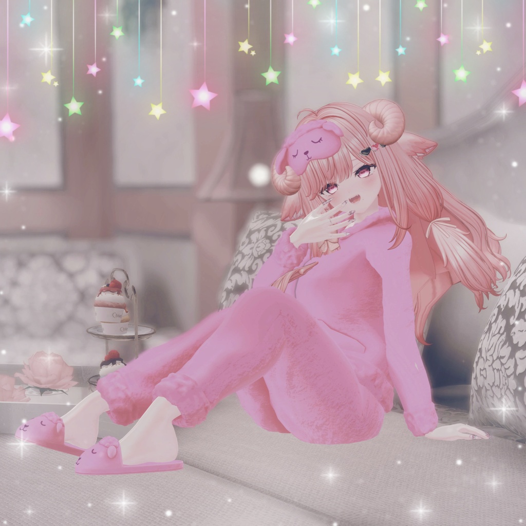 【18アバター対応】ひつじのおやすみパジャマ【改変1年生】