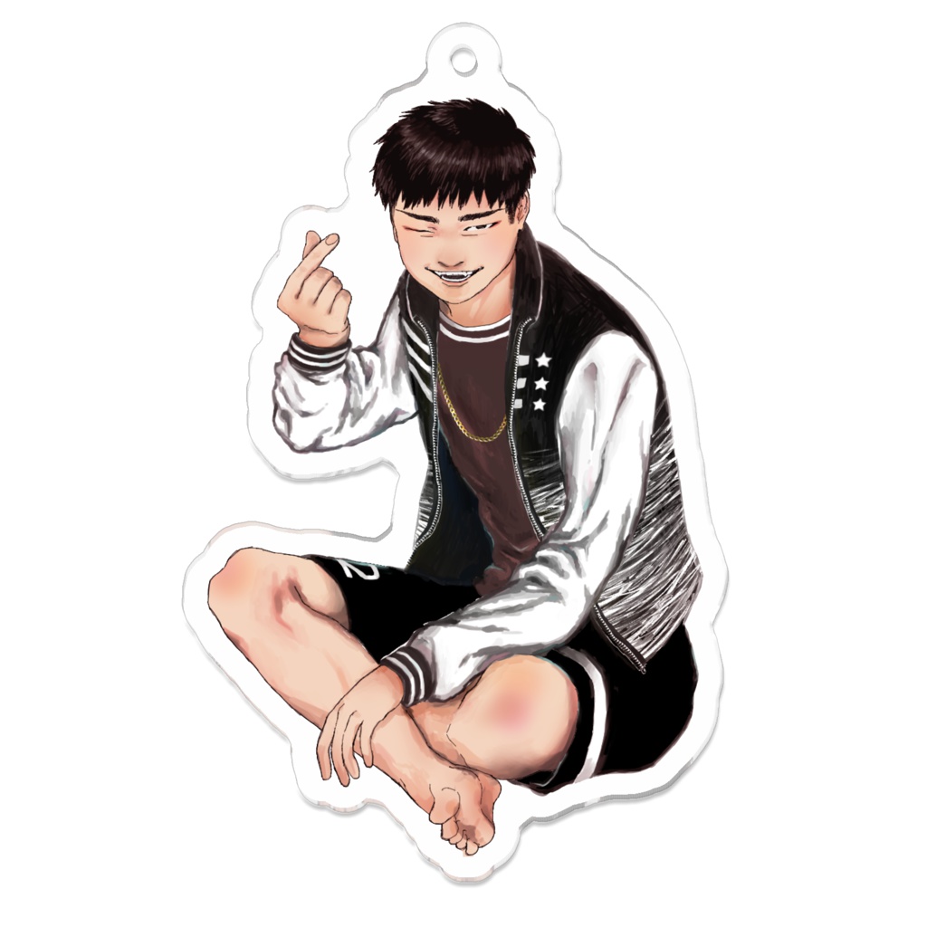 黒木アクリルキーホルダー